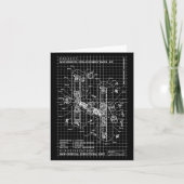 Engineer Engineering Monogram Initial Catal Letter Karte (Vorderseite)