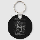 Engineer Engineering Monogram Initial Catal Letter Schlüsselanhänger (Vorderseite)