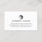 Engineer Engineering Technical Visitenkarte (Rückseite)