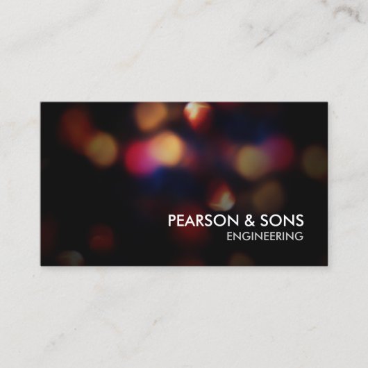 Engineer Engineering Technical Visitenkarte (Vorderseite)