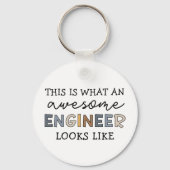 Engineer Funny Awesome Engineer | Engineering Schlüsselanhänger (Vorderseite)