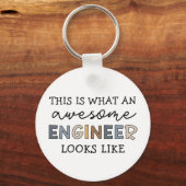 Engineer Funny Awesome Engineer | Engineering Schlüsselanhänger (Vorderseite)