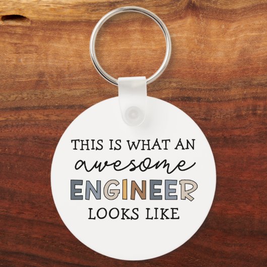 Engineer Funny Awesome Engineer | Engineering Schlüsselanhänger (Vorderseite)