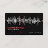 Engineer für Electric Audio Frequency Studio Visitenkarte (Vorderseite)