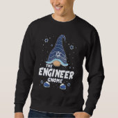 Engineer Gnome Hanukkah Family Matching for men w Sweatshirt (Vorderseite)