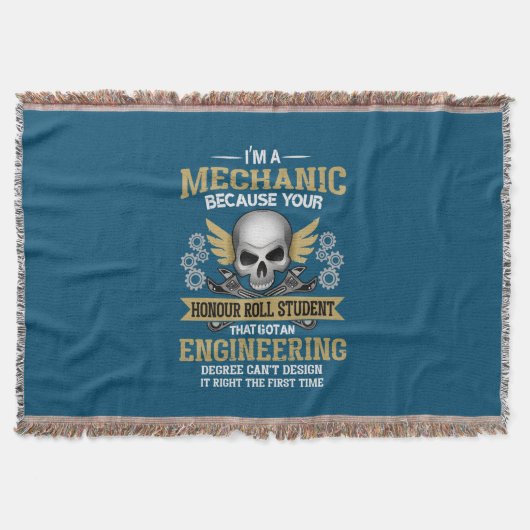 Engineer I Am A Mechanic Engineering Decke (Vorderseite)