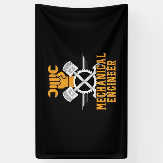 Engineer Mechanical Engineer Banner (Vertikal)