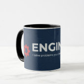 Engineer Mug - ENGINEER I solve problems Tasse (Vorderseite Links)