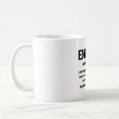 ENGINEER NOUN Funny Engineering Quotes Abschluss Kaffeetasse (Links)