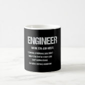 ENGINEER NOUN Funny Engineering Quotes Graduation Kaffeetasse (Mittel)