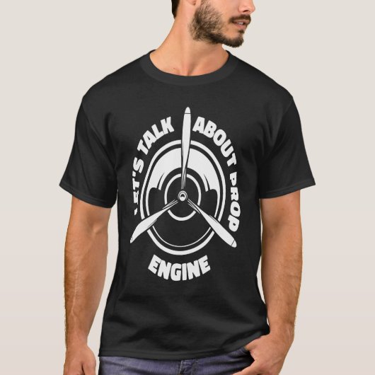 Engineer Propeller Technician  Aircraft Mechanic T-Shirt (Vorderseite)