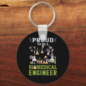 Engineer Proud To Be A Biomedical Engineer Schlüsselanhänger (Vorderseite)