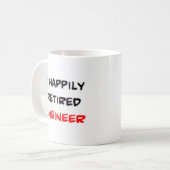 engineer retired kaffeetasse (Vorderseite Links)