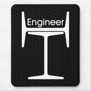 Engineer Steel Beams Mousepad