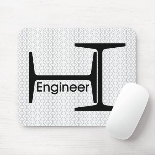 Engineer Steel Beams Mousepad (Mit Mouse)