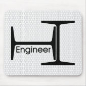 Engineer Steel Beams Mousepad (Vorne)