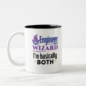 Engineer Wizard I's im Grunde beide Zweifarbige Tasse (Links)