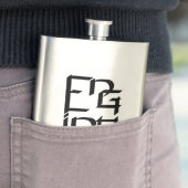 Engineer-Zeichen Flachmann (Beispiel)