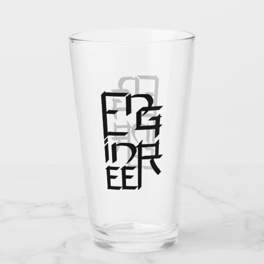 Engineer-Zeichen Glas (Rückseite)