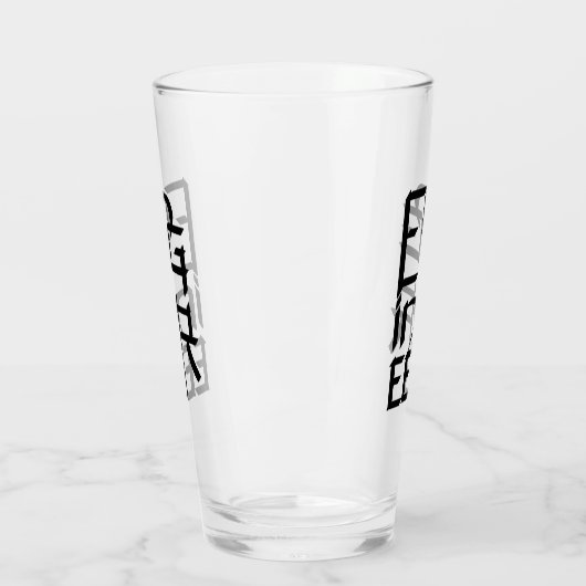 Engineer-Zeichen Glas (Links)