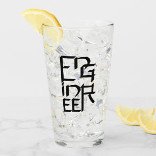 Engineer-Zeichen Glas