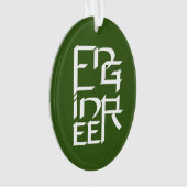 Engineer-Zeichen Ornament (Vorderseite)