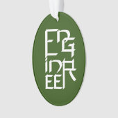 Engineer-Zeichen Ornament (Vorderseite)