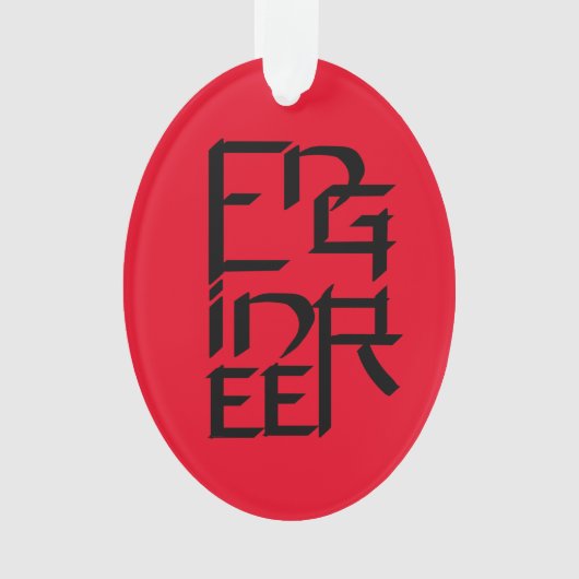 Engineer-Zeichen Ornament (Vorderseite)