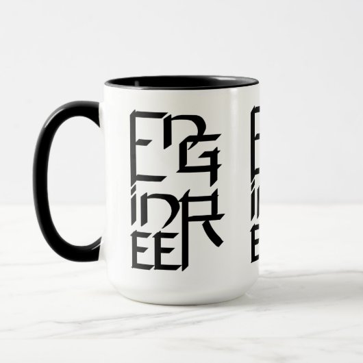 Engineer-Zeichen Tasse (Links)