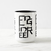 Engineer-Zeichen Tasse (Zentrum)