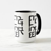 Engineer-Zeichen Tasse (VorderseiteRechts)