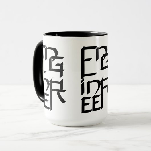 Engineer-Zeichen Tasse (Vorderseite Links)