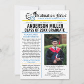 Engineering Abschluss Newspaper Uni Einzigartig Einladung (Vorderseite)