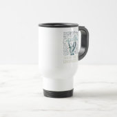 "Engineering Blueprint Tasse - Geometrisches Desig (VorderseiteRechts)