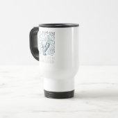 "Engineering Blueprint Tasse - Geometrisches Desig (Vorderseite Links)