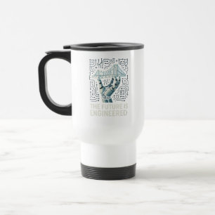 "Engineering Blueprint Tasse - Geometrisches Desig
