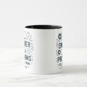 "Engineering Blueprint Tasse - Geometrisches Desig (Zentrum)