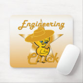 Engineering Chick #10 Mousepad (Mit Mouse)