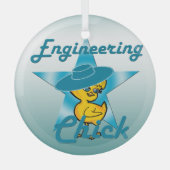Engineering Chick #7 Ornament Aus Glas (Vorderseite)
