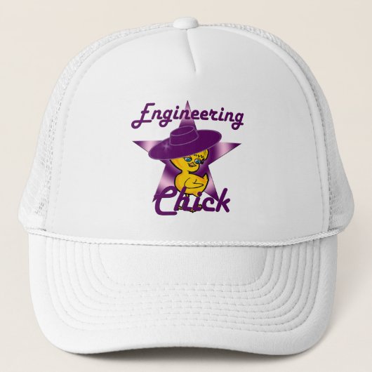 Engineering Chick #9 Truckerkappe (Vorderseite)