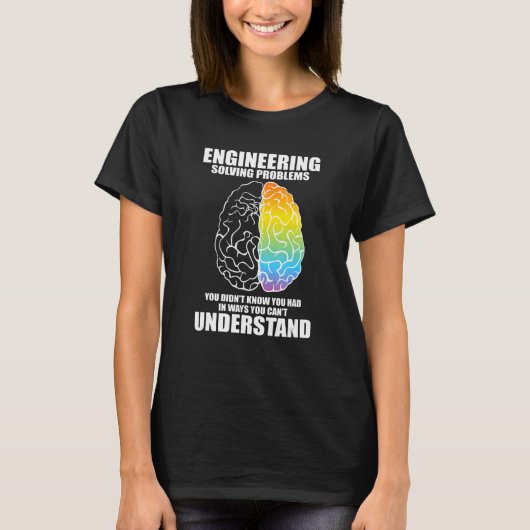 Engineering Definition Engineer Scientific Brain 1 T-Shirt (Vorderseite)