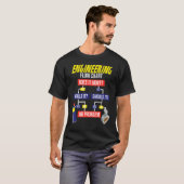 Engineering Flow Chart Chemical Engineer T-Shirt (Vorne ganz)