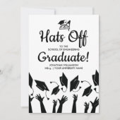 Engineering Grad Foto hasst Absolventen Einladung (Vorderseite)