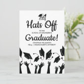 Engineering Grad Foto hasst Absolventen Einladung (Stehend Vorderseite)