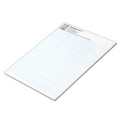 Engineering Graph Pad Paper with Corporate Logo Notizblock (angewinkelt)