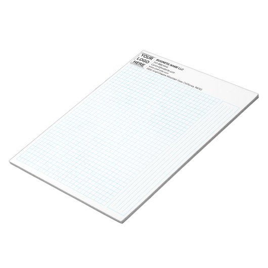 Engineering Graph Pad Paper with Corporate Logo Notizblock (angewinkelt)