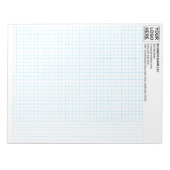Engineering Graph Pad Paper with Corporate Logo Notizblock (Vorderseite)
