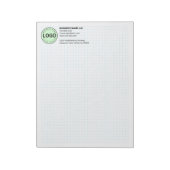 Engineering Graph Pad with Company Logo Notizblock (Rotiert)