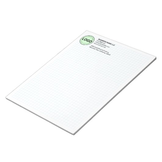 Engineering Graph Pad with Company Logo Notizblock (angewinkelt)