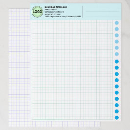Engineering Graph Paper Sheets with Company Logo Briefbogen